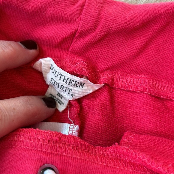 PISMO Beach California Red Cotton Shorts - Picture 4 of 9